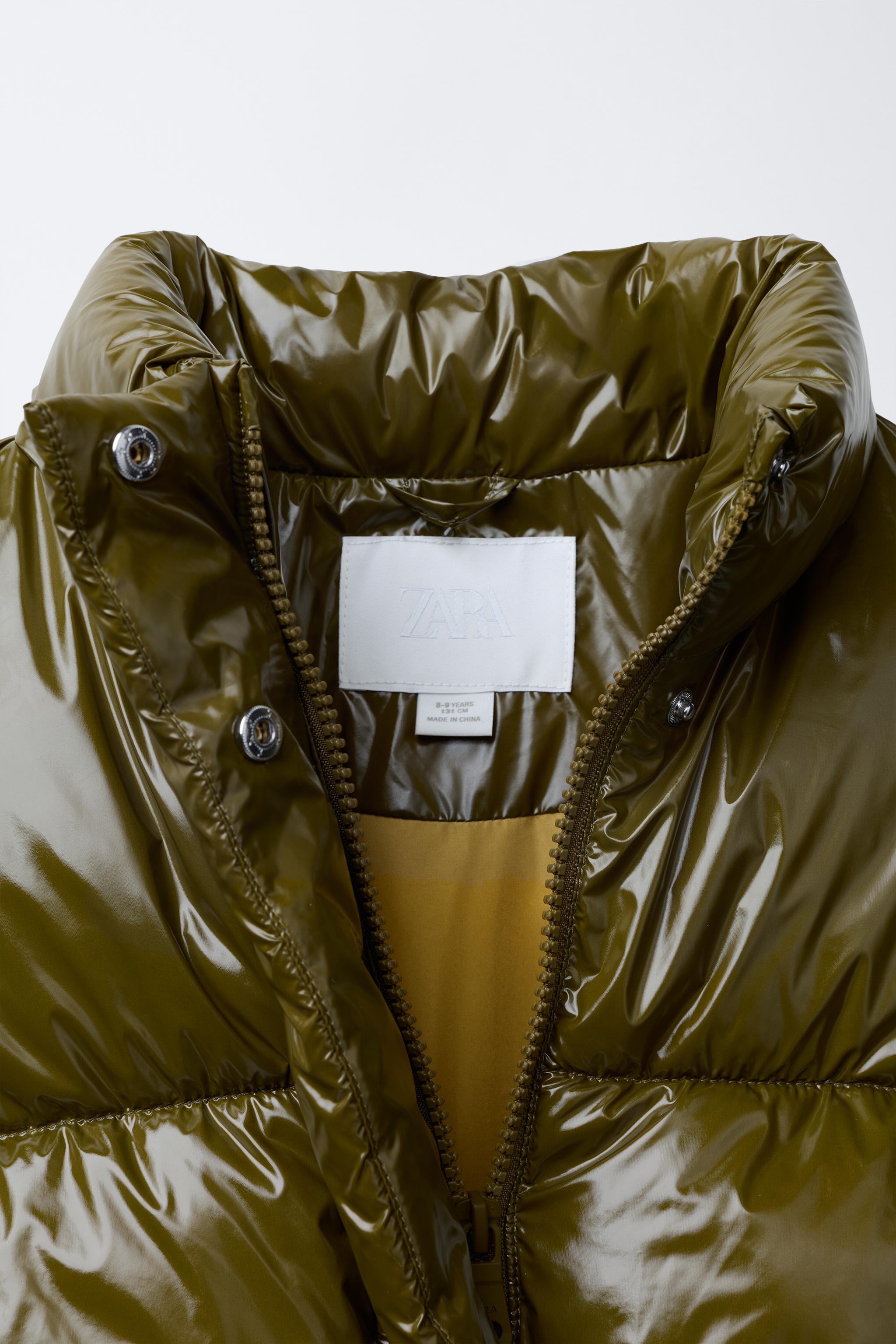 SHINY FINISH PUFFER JACKET